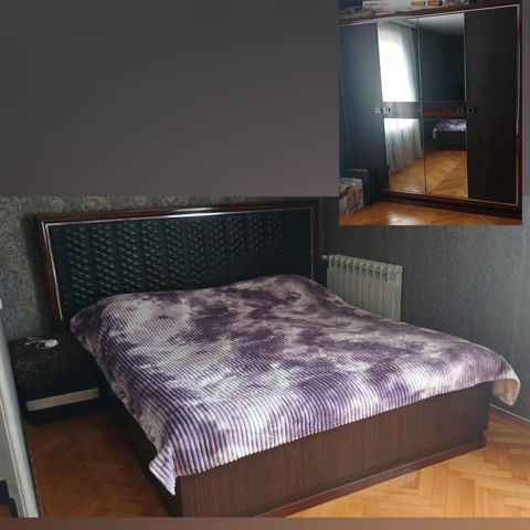 Taxt və dolab 280₼. Problemi yoxdur. matrası var.Ünvan — Bakı