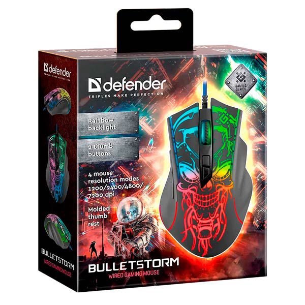 GM-928 Bulletstorm Gaming Mouse 52928 — Mallar, Bakı