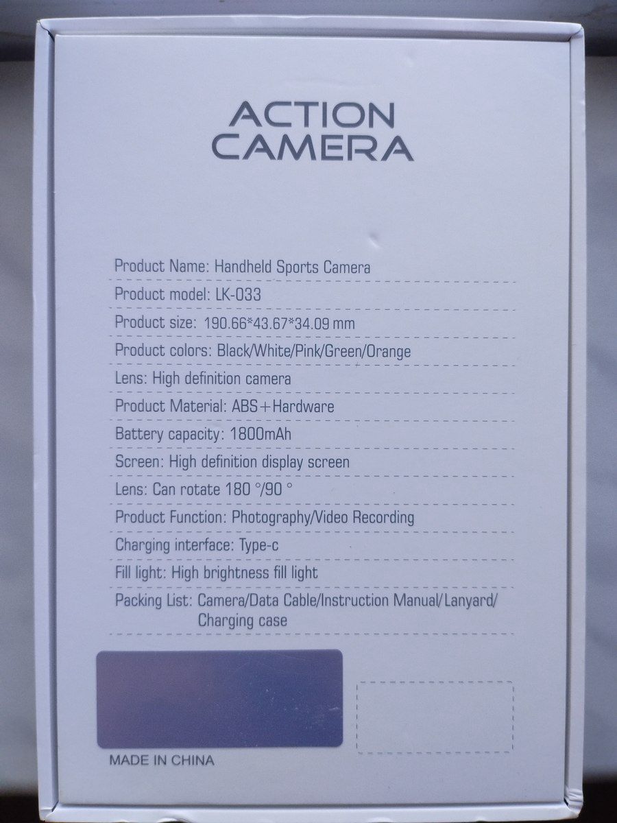 LK 033 action camera — Səs texnikası, Bakı (5)