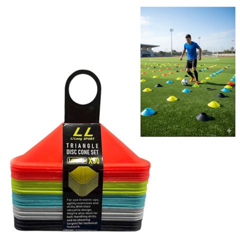 Futbol məşqi üçün prizma fiqurlar WS1602, plastik, 50 ədəd — Bakı