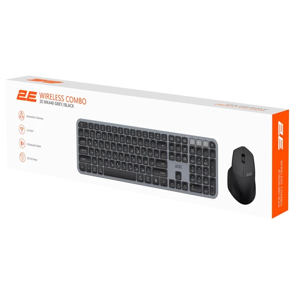 2E MK440 Wireless Keyboard and Mouse — Mallar, Bakı