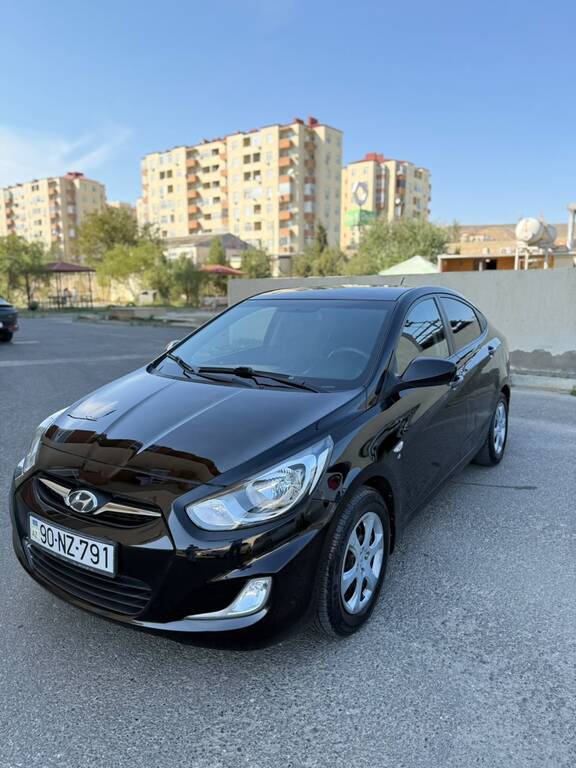 Hyundai Accent, 1.6 L, 2012 il, 159 000 km 90-NZ-791 — Avtomobillər, Bakı (2)