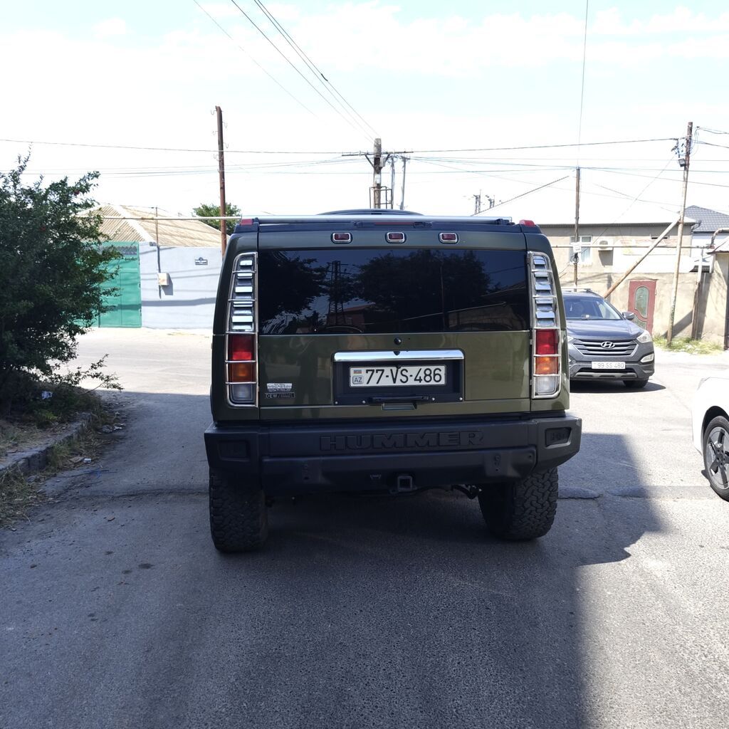 Hummer H2 SUV – ofroud və şəhər üçün güclü və komfortlu model 77-VS-486 — Avtomobillər, Masazır (7)