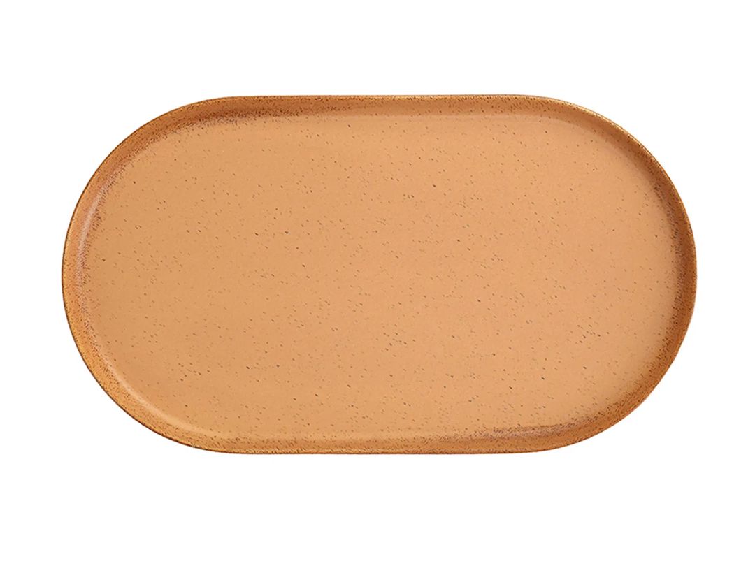 Boşqab Porland Ethos Danshari Earth, 28 sm, farfor, narıncı — Mallar, Bakı