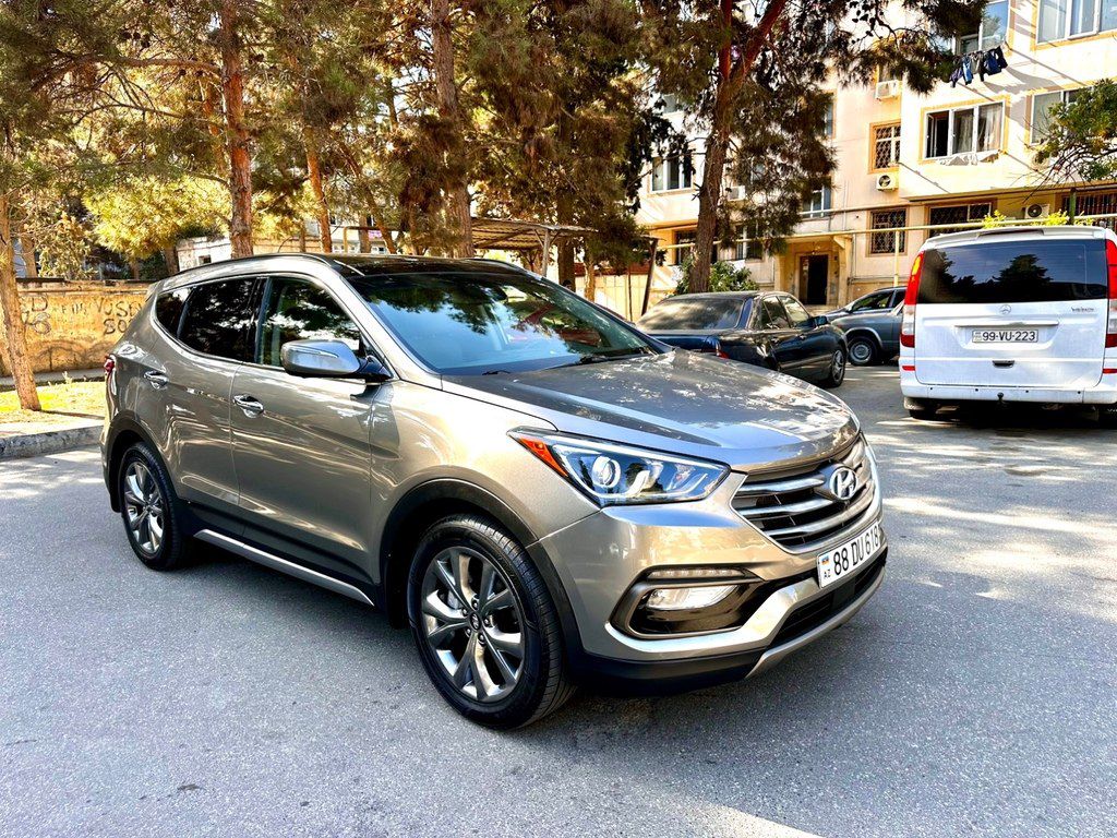 Hyundai Santa Fe, 2.0 L, 2017 il, 118 000 km 88-DU-618 — Avtomobillər, Bakı (4)