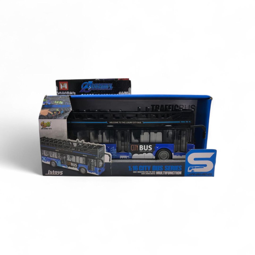 Avtobus Istoys, plastik, göy/qara, 3+ yaş — Mallar, Bakı (3)