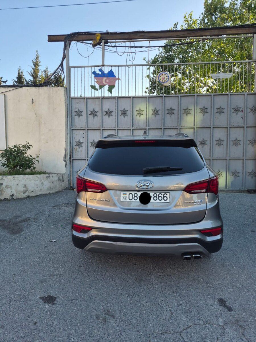 Hyundai Santa Fe, 2017 il — Avtomobillər, Bakı (4)
