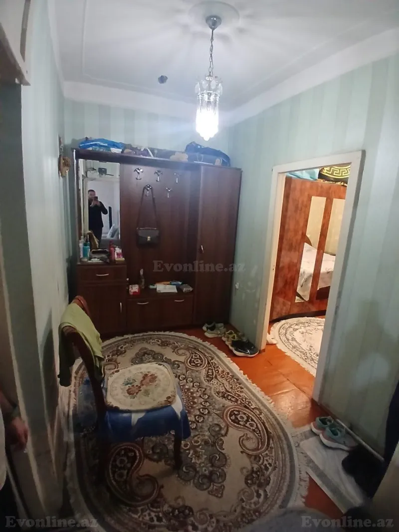 Satılır 2 otaqlı Mənzil Köhnə tikili 52 m² Bakı, Xətai r., Əhmədli m — Mənzil, Bakı (8)