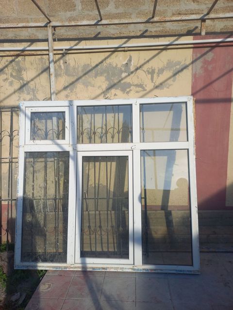 PVC pəncərə bloku - Material: ağ rəngli PVC profil - Ümumi blok: 3 — Bakı