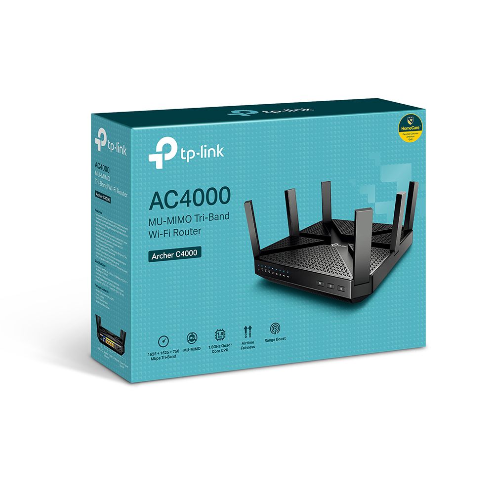 AC4000 Üçdiapazonlu Mu-mımo Wi-Fi Router TP-Link Archer C4000 — Mallar, Bakı (4)