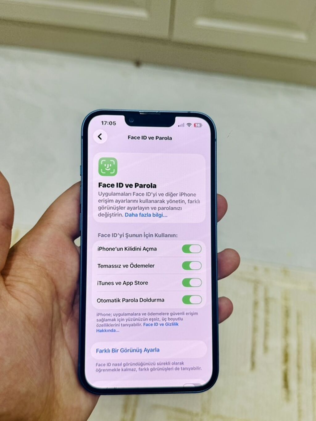 IPhone 13, 128 GB, Mavi, Face ID — Apple iPhone, Bakı (10)