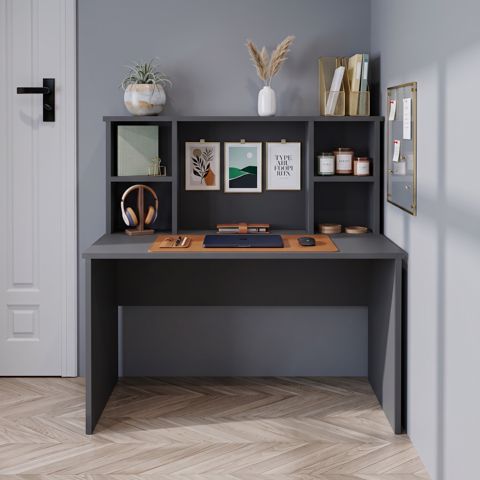 Kompüter masası No brand, Ldsp, Antrasit, 105.8x100x55 sm — Bakı