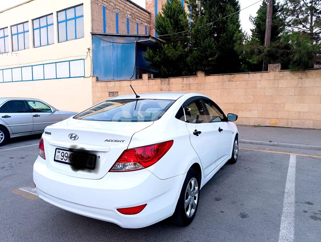 Hyundai Accent 1.4 L, 2014, 30 000 km — Avtomobillər, Şirvan (10)