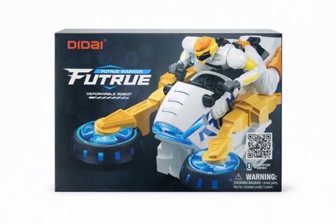 Robot Dibai Futrue, ağ/sarı, 3 yaşdan — Bakı