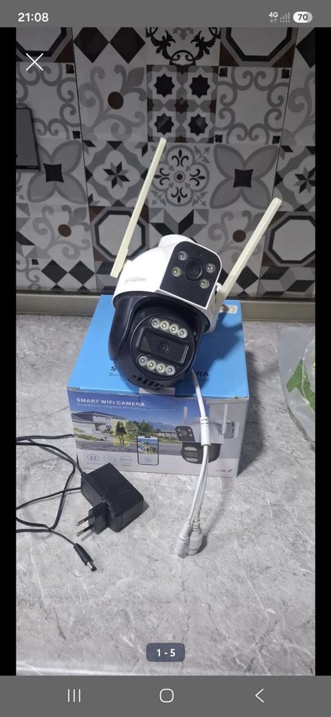 Smart WiFi təhlükəsizlik kamerası – “Yupiter” brendli, açıq məkanlar — Bakı