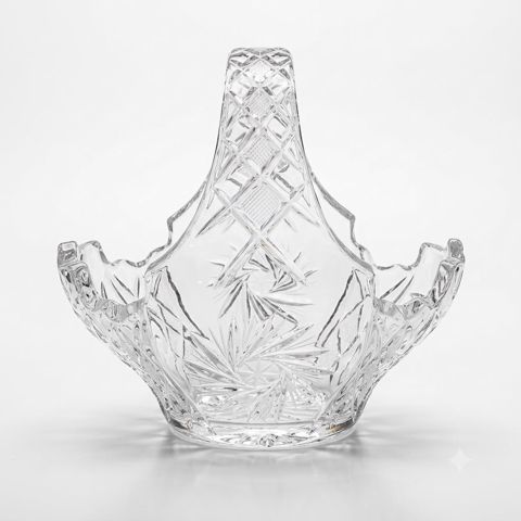 Konfet qabı, büllur şüşə, şəffaf, 200 ml — Bakı