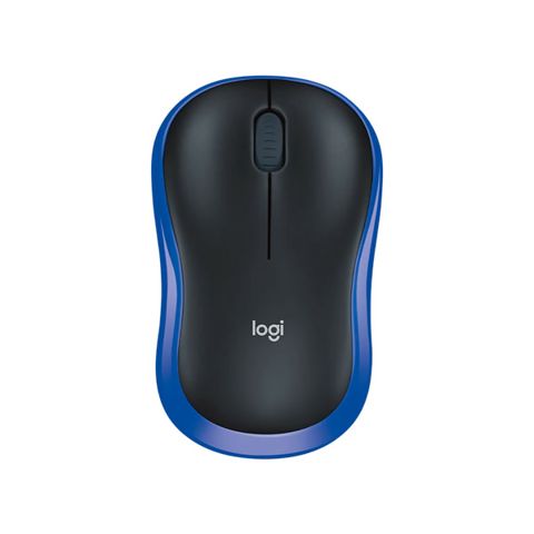 Logitech M185 Wireless Mouse Blue — Bakı