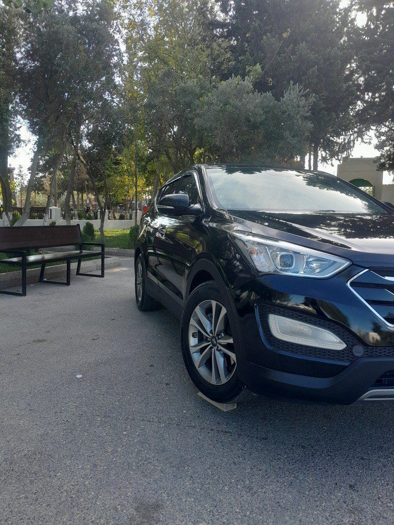 Hyundai Santa Fe, 2.2 L, 2015 il, 215 692 km — Avtomobillər, Bakı (2)