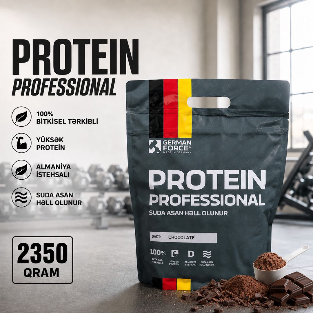 Protein IronMaxx German Forge Protein Professional Chocolate, 2350 q — Mallar, Bakı