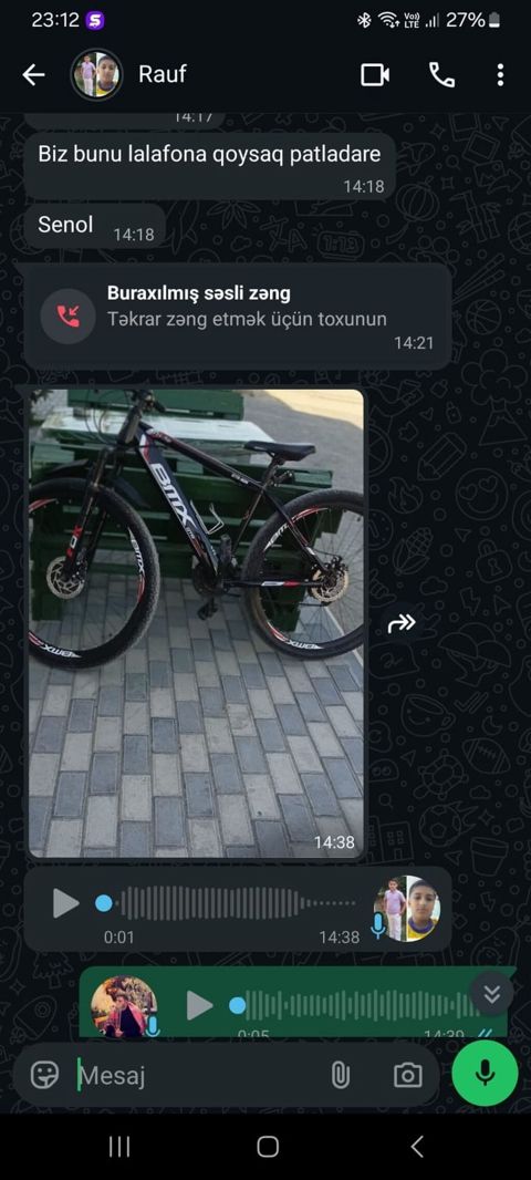BMX marka dağ velosipedi - Çərçivə: yüngül və möhkəm alüminium — Fatmayı