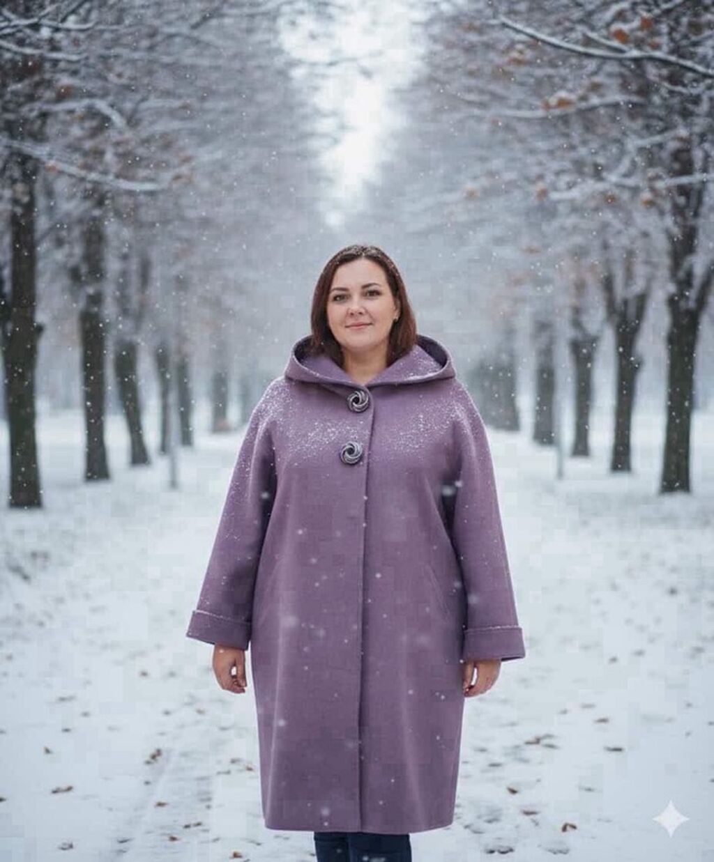 Palto, L, XL, 2XL, rəng - Bənövşəyi — Palto, Bakı (4)