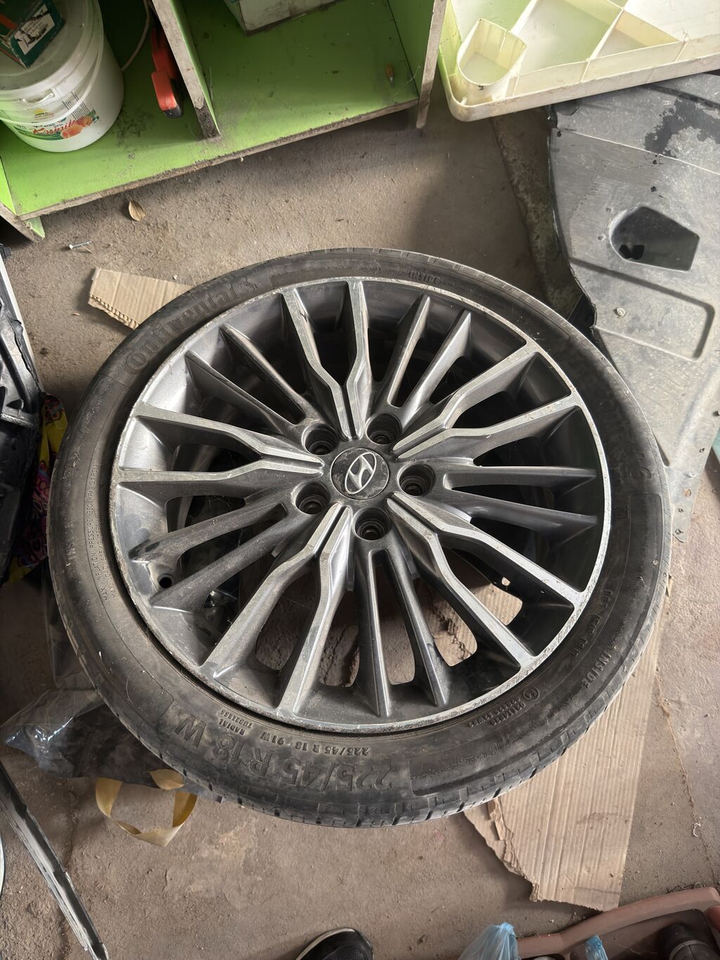 İşlənmiş Disk Hyundai R 18, 5 Boltlu — Diskləri, Bakı (3)