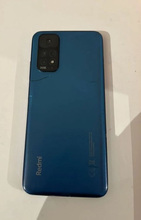 Redmi Note 11, 64 GB, rəng - Göy, Qırıq, Sensor, Barmaq izi — Bakı