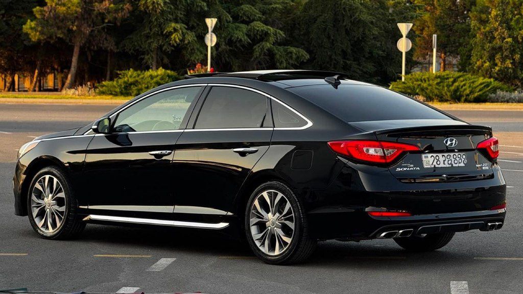 Hyundai Sonata, 2.0 L, 2015 il, 161 000 km — Avtomobillər, Gəncə (8)