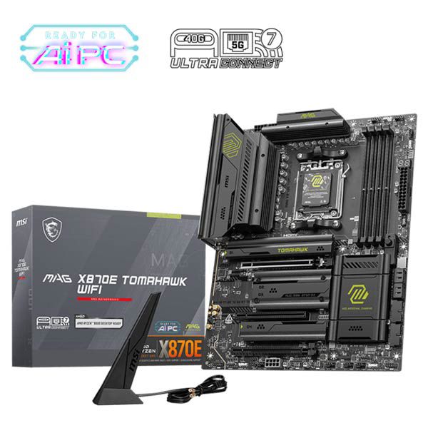 MSI MAG X870E Tomahawk Wıfı Motherboard — Mallar, Bakı