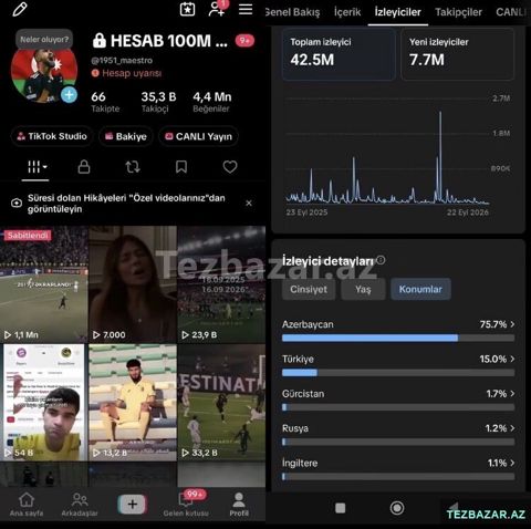 Tiktok sehifesi — İmişli