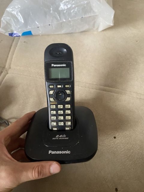 Panasonic simsiz ev telefonu və baza stansiyası - Model: Panasonic — İmişli