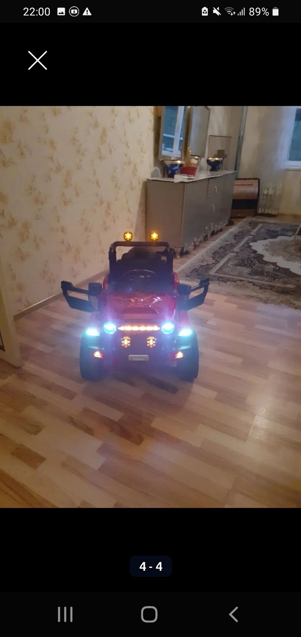 Uşaq üçün elektrikli akkumulyator maşını – ofrood üslubunda Jeep tipli — Uşaq avtomobilləri, Sumqayıt (2)