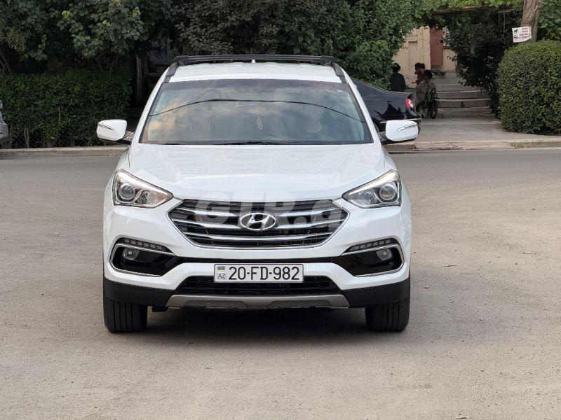 Hyundai Santa Fe 2.0 L, 2018, 102 000 km 20-FD-982 — Avtomobillər, Gəncə (3)
