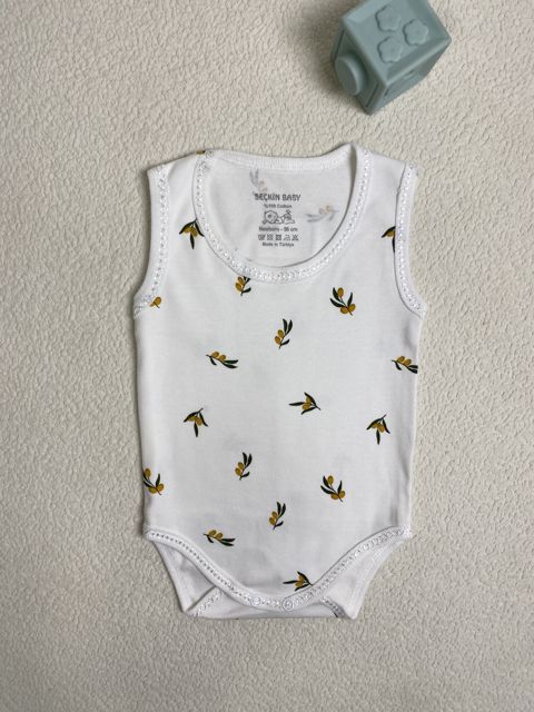 Bodi 7084, ağ, pambıq, ölçü 12-18 ay — Bakı