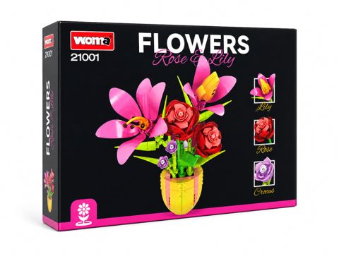 Konstruktor Flowers, 6+ yaş, 450 element — Bakı