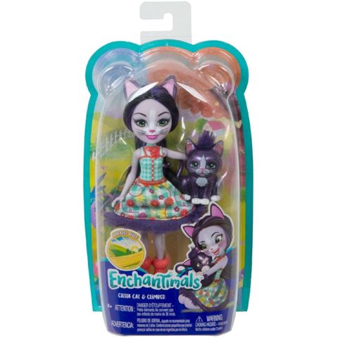 Oyun dəsti Enchantimals Ciesta Cat & Climber, pişik və aksessuarlar ilə — Bakı