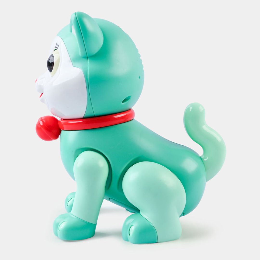 İnteraktiv oyuncaq Jumping Cat with Light & Music, plastik, mavi, 3+ yaş — Mallar, Bakı (2)