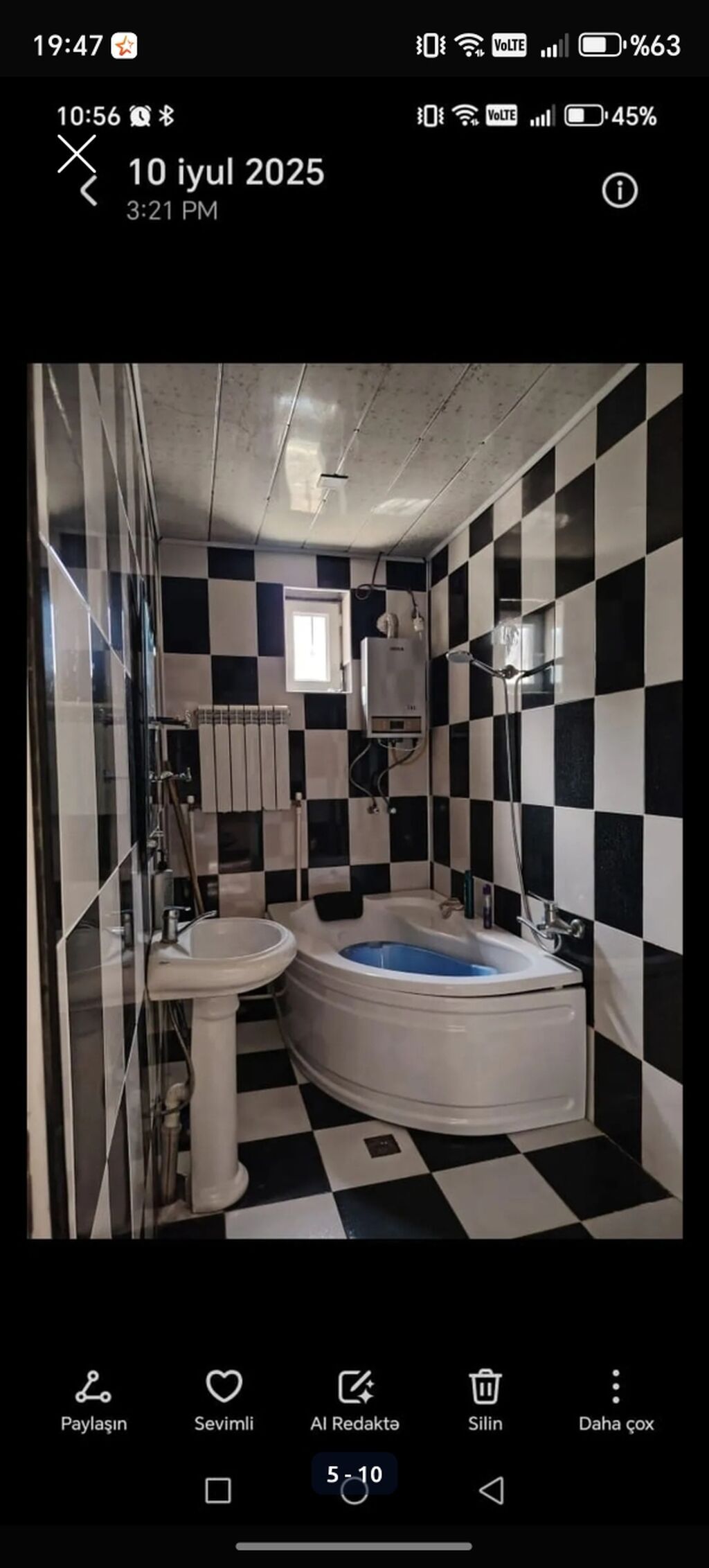 Bakı, Hövsan qəs., 3 kv. m, 3 otaqlı, Hovuzsuz, Kombi — Ev, villa, Bakı (4)