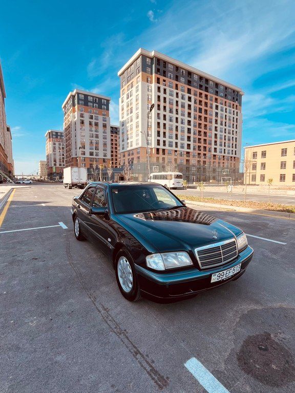 Mercedes C 200, 2.0 L, 1998 il, 227 000 km 99-EF-513 — Avtomobillər, Bakı (2)