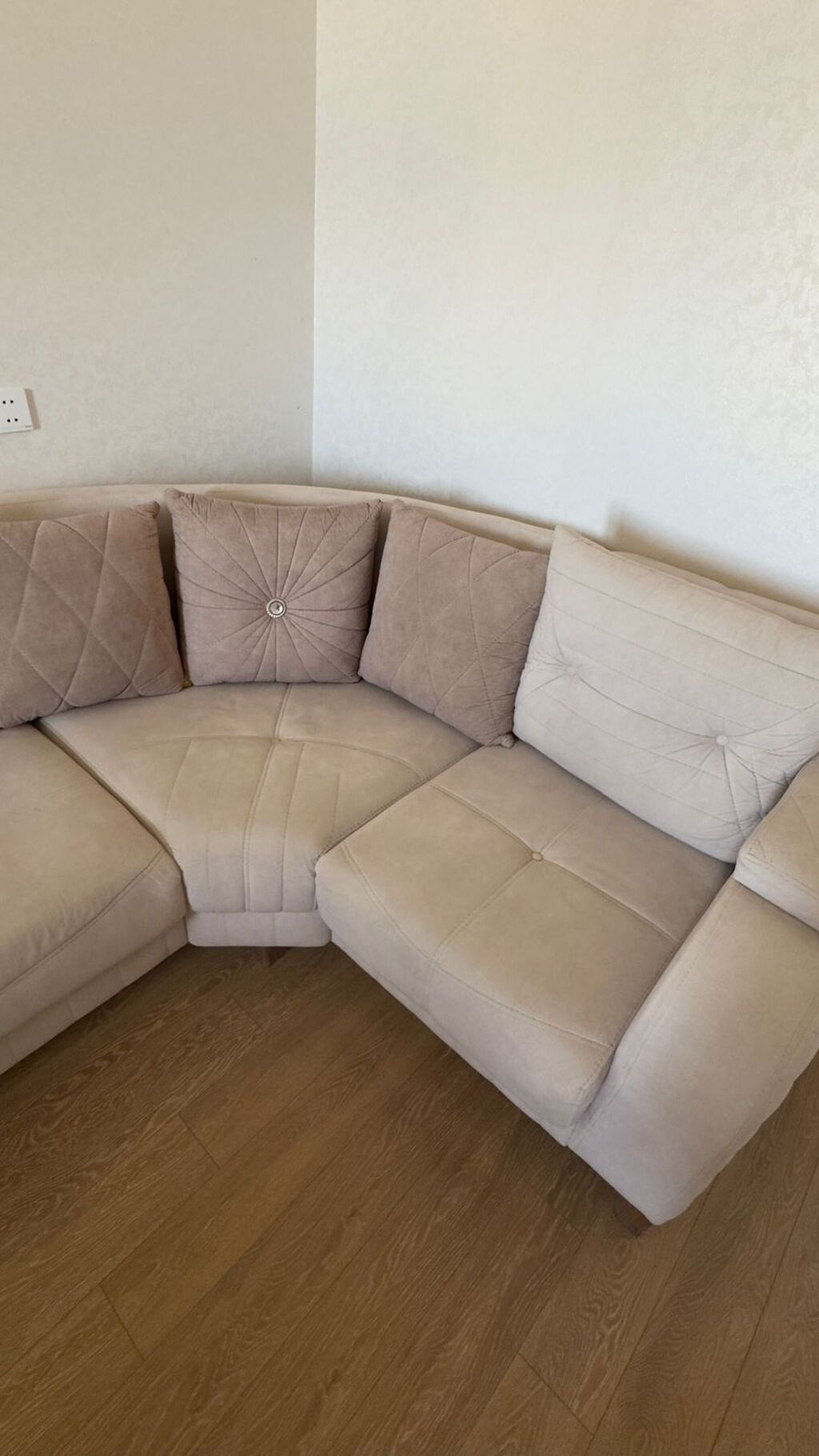 Künc divan, İşlənmiş, Açılan, Bazalı, Parça — Divanlər, Bakı (2)