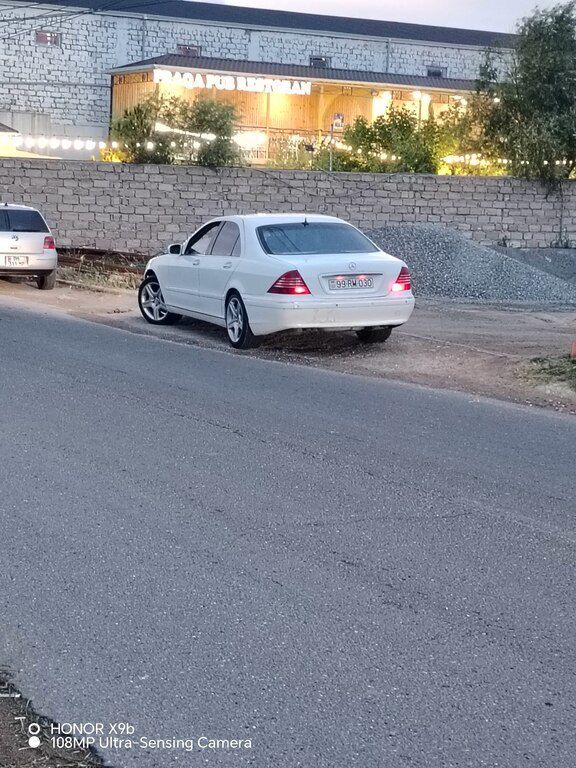 Mercedes S 320, 3.2 L, 1999 il, 280 000 km 99-RM-030 — Avtomobillər, Bakı (2)