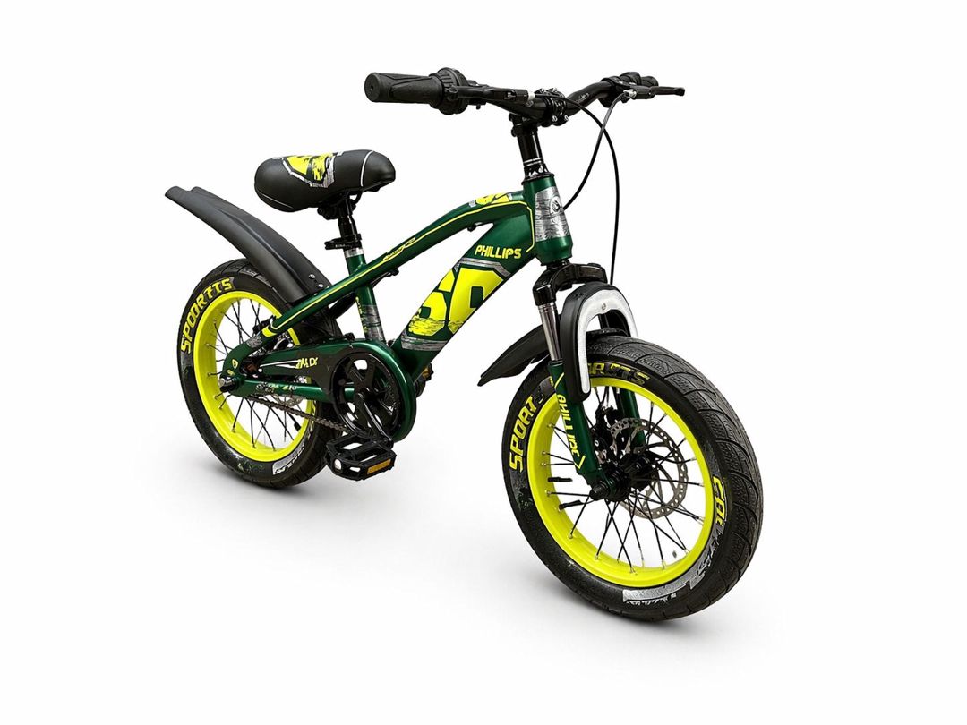 Tryuk velosipedi Philips 9769, 16", yaşıl — Velosipedlər, Bakı (2)