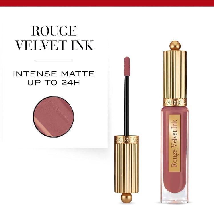 Dodaq boyası Bourjois Rouge Velvet Ink Matte 19 Madame Machiato 3.5 ml — Mallar, Bakı (3)