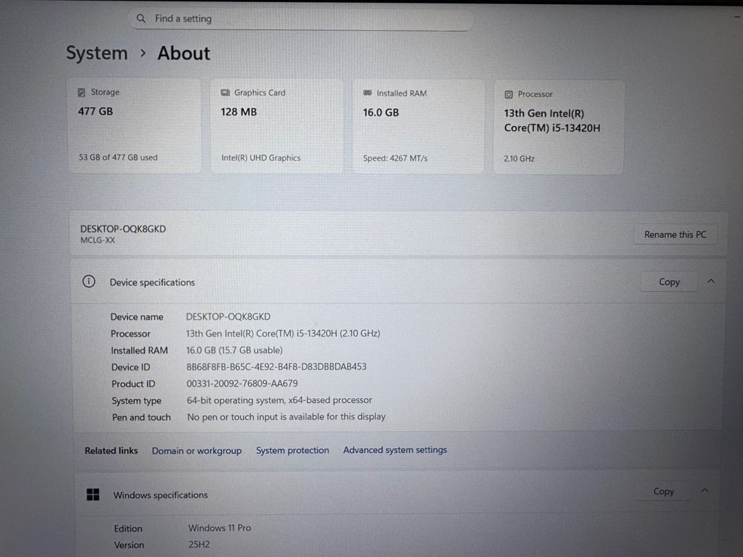 Huawei MateBook D16 — Noutbuklar, Bakı (8)