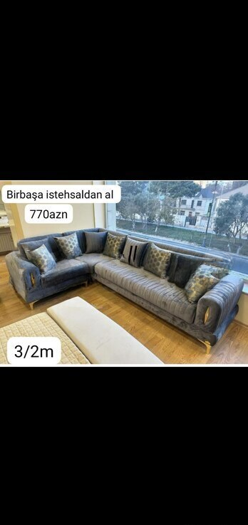 Künc divan, Qarışıq rəng — Bakı