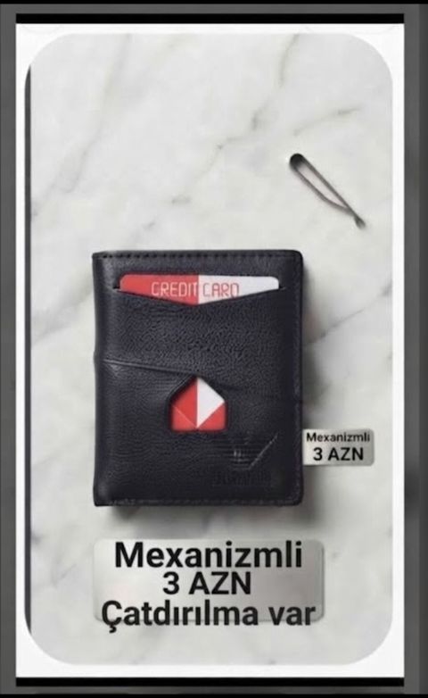 Mexanizimli kartlıq – qara rəngdə, kompakt dizayn. Üst hissədə kart — Sumqayıt
