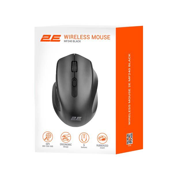 2E MF240 Wireless Black Mouse 2E-MF240WB — Mallar, Bakı