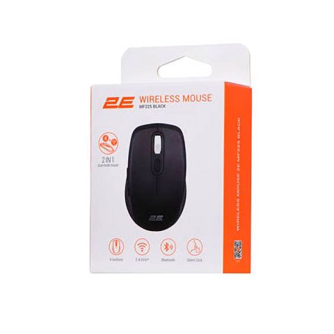 2E Mouse MF225 Silent WL BT Black — ITM Store
