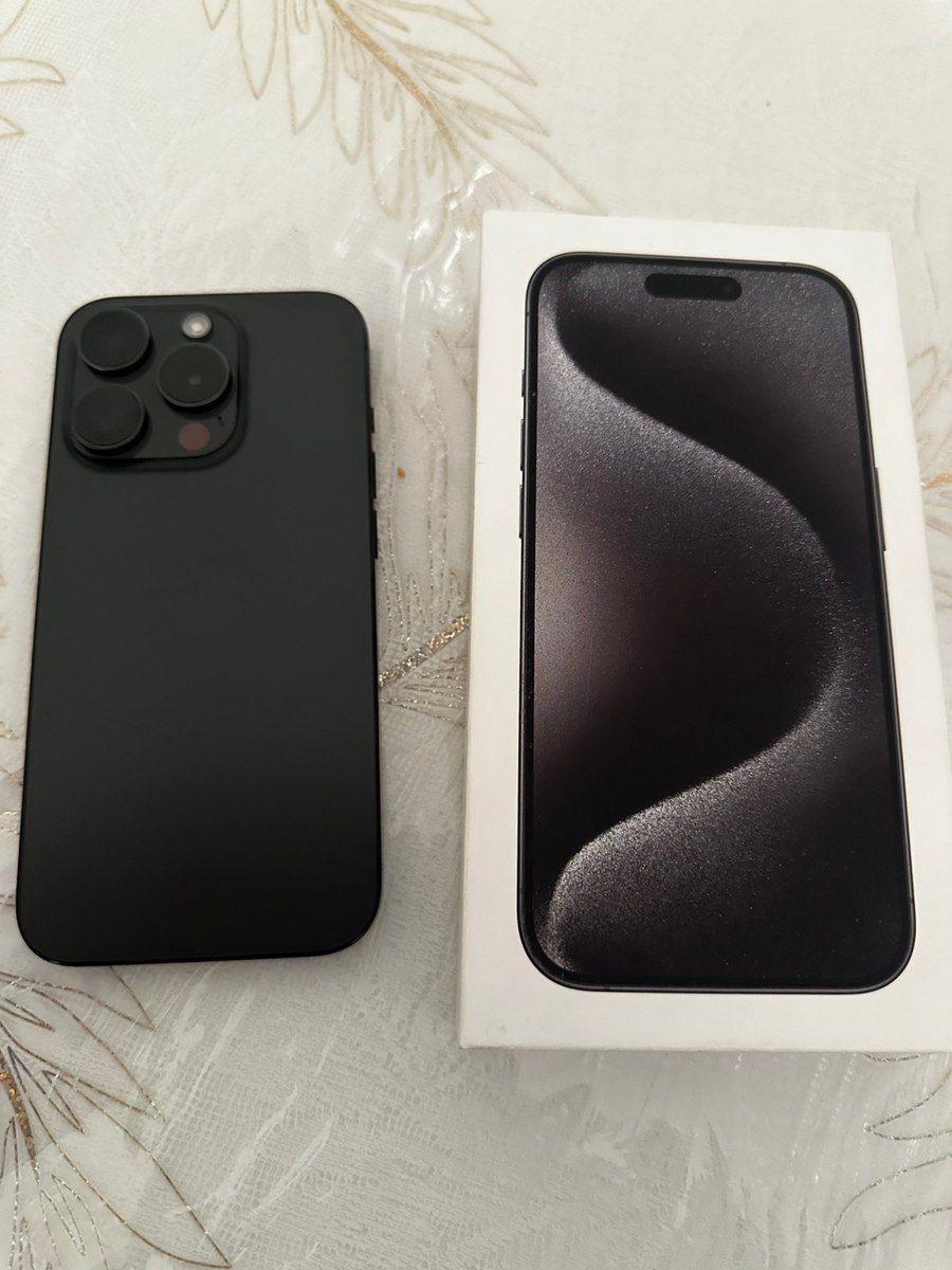 Apple iPhone 15 Pro Black Titanium 128GB/8GB — Smartfonlar, Bakı (2)