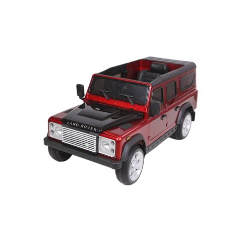 Uşaq elektrik avtomobili Land Rover DMD198, qırmızı/qara — Bakı